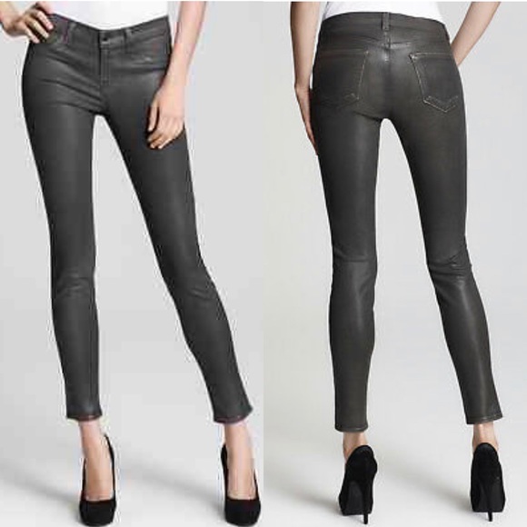 J Brand Denim - J Brand Super Skinny Coated Moonwalk Jeans